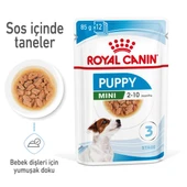 Royal Canin Mini Puppy Pouch Konserve Yavru Köpek Yaş Maması 85 Gr thumbnail 10