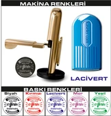 YUVARLAK CEP KAŞE MAVİ - 1