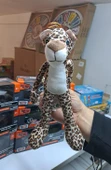 30 cm Asılabilir Elleri Vantuzlu Oyuncak Peluş Leopar - 3