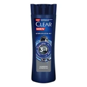 Clear Men 3 in 1 Şampuan  Duş Jeli Arındırıcı Kömür Saç Yüz Vücut İçin 350 ml - 1