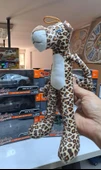 30 cm Asılabilir Elleri Vantuzlu Oyuncak Peluş Leopar - 1