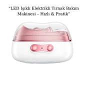 4’ü 1 Arada Elektrikli Tırnak Bakım Cihazı  LED Işıklı, Çift Hızlı, UV Kurutmalı - 1