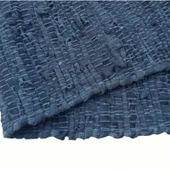 Home 1718225C Deri Kilim - Lacivert / Gri - 75x150 cm thumbnail 2