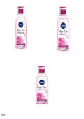 94428 NIVEA AQUA ROSE ORGANİK GÜL SUYU İÇEREN NEMLENDİRİCİ TONİK  3 ADET - 1