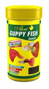 Ahm Guppy Fish Granulat Lepistes Balık Yemi 100 Ml - 1