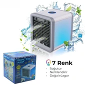 MDB Masaüstü Kare Su Hazneli Fan thumbnail 1