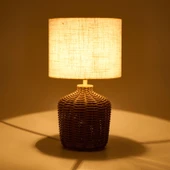 Lighting Green Culture Rattan Abajur - Natürel / Krem thumbnail 2