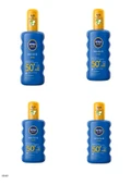 85669 NIVEA SUN Koruma  Nem Güneş Spreyi GKF 50+  4 ADET thumbnail 1