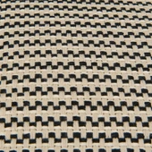 Soft Shiny Kırlent - Bej / Siyah - 45x45 cm thumbnail 2