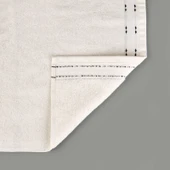 Soft Tiny Yüz Havlusu - Ekru / Siyah - 50x90 cm thumbnail 3