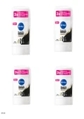 84166 NIVEA BLACK  WHITE İPEKSİ PÜRÜZSÜZLÜK STICK  4 ADET thumbnail 1