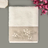 Elanor Yüz Havlusu - Ekru - 50x90 cm thumbnail 1
