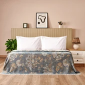 Soft Mavera Çift Kişilik Yatak Örtüsü - Mavi - 230x240 cm thumbnail 1