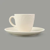 Kitchen Arnea 6'lı Kahve Fincan Takımı - Krem - 90 ml thumbnail 3