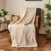 Soft Wellsoft TV Battaniyesi - Krem - 120x160 cm thumbnail 1