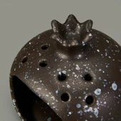 Deco Melograno Buhurdanlık - Siyah - 10 cm - 3