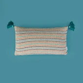 Soft Shiny Kırlent - Renkli - 30x50 cm thumbnail 1