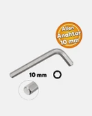 Allen Alyan Anahtar 10 mm Altıgen Vida Somun Sıkma Sökme thumbnail 1