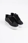 Alice Siyah Kadın Gizli Topuklu Sneaker - 2