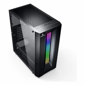 GameBooster Strip GB-G3601B USB 3.2 RGB ATX Mid Tower Siyah Kasa thumbnail 3