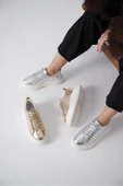 Dina Gümüş Kadın Sneaker - 3
