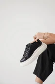 Dina Kadın Siyah Sneaker - 2