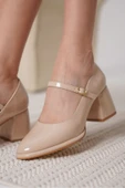 Slay Nude Rugan Kadın Topuklu Ayakkabı thumbnail 2