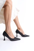Cordelia Kadın Mat Siyah Stiletto - 7