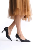 Cordelia Kadın Mat Siyah Stiletto - 4