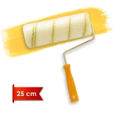 Dekor-1017 Plasdek 5cm Orta Çap 25 mm Tüylü İç Cephe Saplı Boya Rulosu 25 cm thumbnail 1