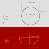 Lava Döküm Yuvarlak Çorba Kasesi Çap(Ø)14cm. thumbnail 4