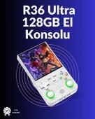 R36 Ultra El Konsolu – 4” HD IPS Ekran, 128GB Dahili Hafıza, 30.000 Oyun Yüklü - 1