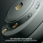 SteelSeries Arctis Nova Elite Hi-Res Wireless Gaming Kulaklık - Sage Gold - 11