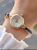 Coliseum Çelik Ve Taşlı Kordon Vintage Seri Küçük Kasa Özel Tasarım Kadın Kol Saati SP.8933.M3 thumbnail 1