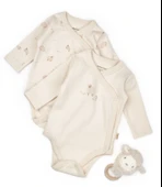 Bebek 2'li Kruvaze Body %100 Organik Pamuk, Bebek ve Yenidoğan Serisi - CSY8178 - 1