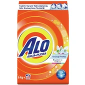 Alo Matik Toz Çamaşır Deterjanı 6KG Kar Çiçeği Ferahlğı / Renkliler ve Beyazlar (40 Yıkama) - 1
