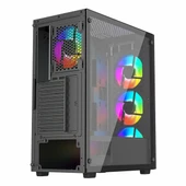 GameBooster GB-G1956BB USB 3.2 FRGB ATX Mid Tower Siyah Kasa thumbnail 6