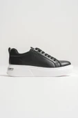 Liza Kadın Şık Günlük Siyah Sneaker - 1