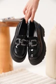 Terry Rugan Siyah Kadın Loafer - 1