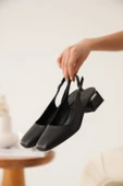 Monne Kadın Mat Siyah Stiletto thumbnail 1