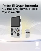 R36S 64 GB Retro El Konsolu – Gelişmiş Donanım ve Özelleştirilebilir Yazılım Yapısı - 1