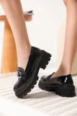 Terry Rugan Siyah Kadın Loafer - 6