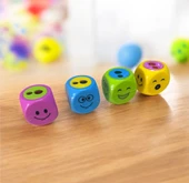 Osaka Çift Hazneli Bıçaklı Gözlü Emojili Kalemtraş 1 Adet - 4