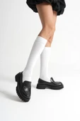 Noir Kadın Günlük Siyah Kroko Loafer Ayakkabı - 6