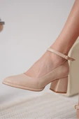 Josephine Kadın Mat Nude Topuklu Ayakkabı thumbnail 2