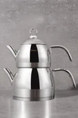 Hisar Orion İndüksiyon Tabanlı Midi Çelik Çaydanlık - 3