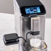 Homend Coffeebreak 5008H Çelik Kahve Öğütücülü, Süt Köpürtücülü, Dokunmatik Ekranlı Full Otomatik Espresso Makinesi 1,5L 1350W - 1
