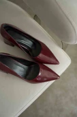 Valeria Bordo Rugan Kadın Topuklu Ayakkabı thumbnail 7