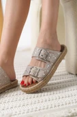 Tyna Süet Gri Taşlı Kadın Terlik thumbnail 6