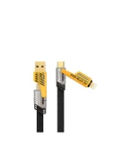 65W 4'ü 1 Arada Çoklu Şarj Kablosu – USB-C, USB-A, Lightning, Veri ve Şarj Desteği thumbnail 2
